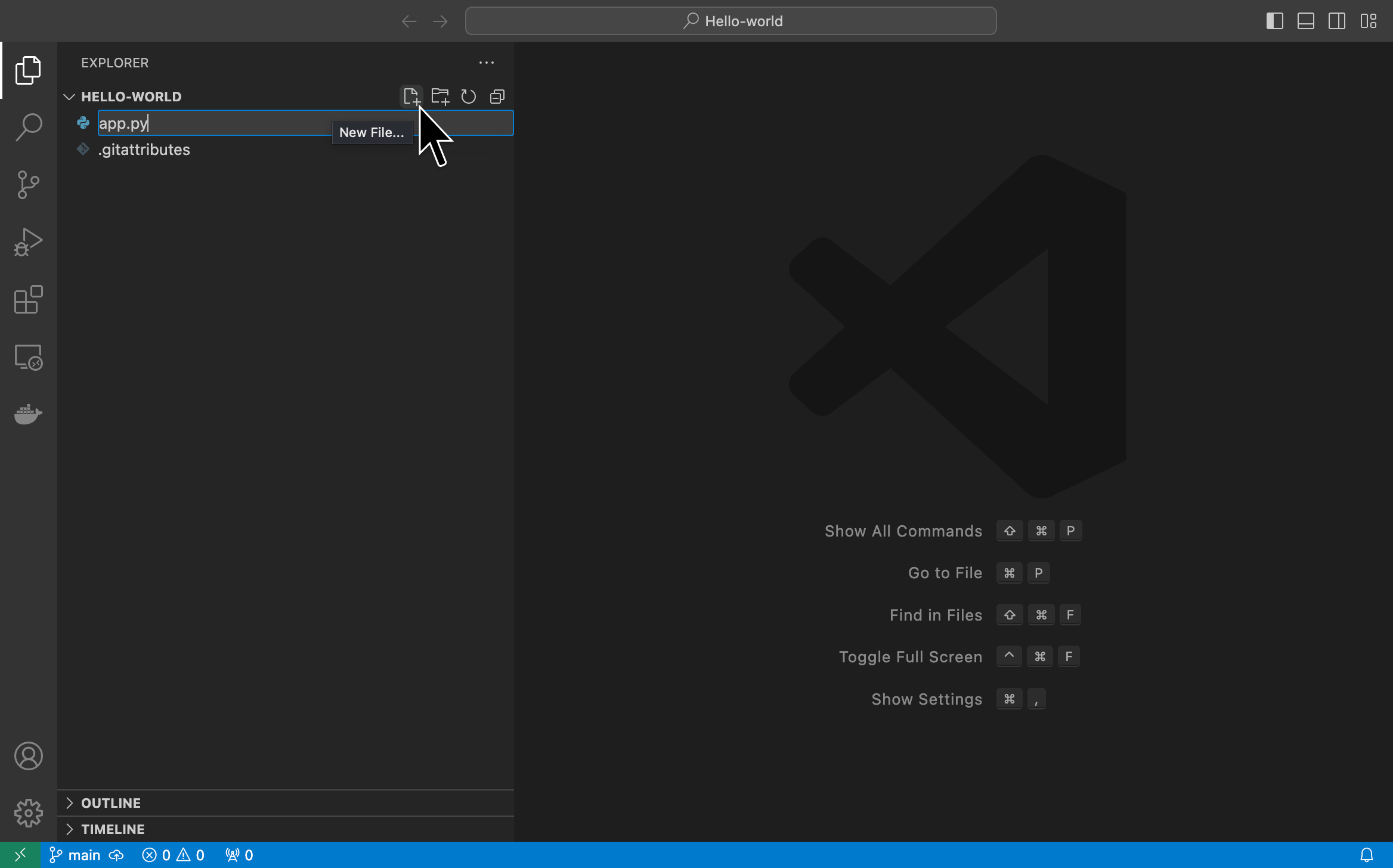 Create a new file called app.py